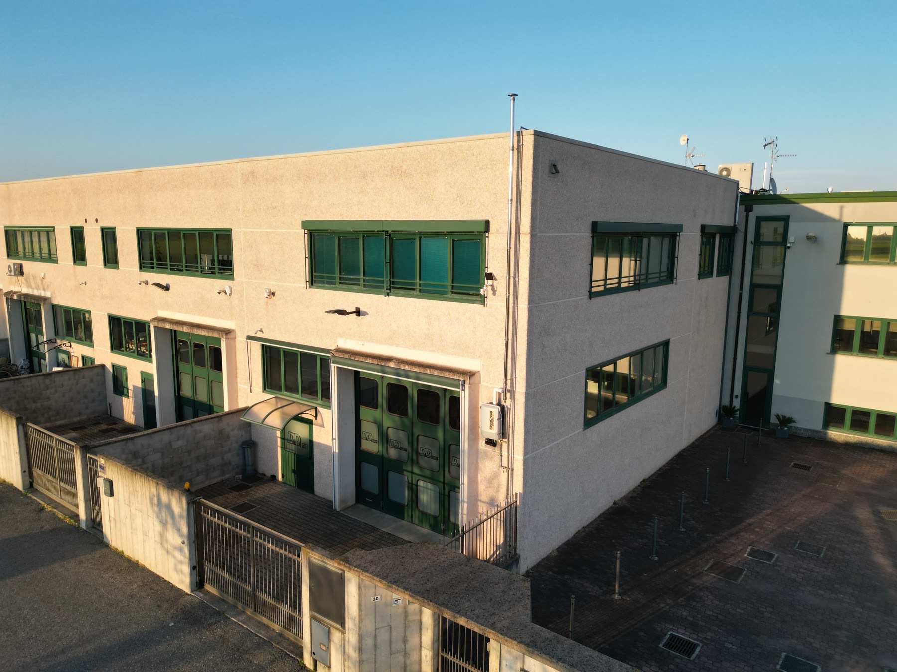D&D Industrial Automation site in Mesero, the operating base for industrial automation and control panels.