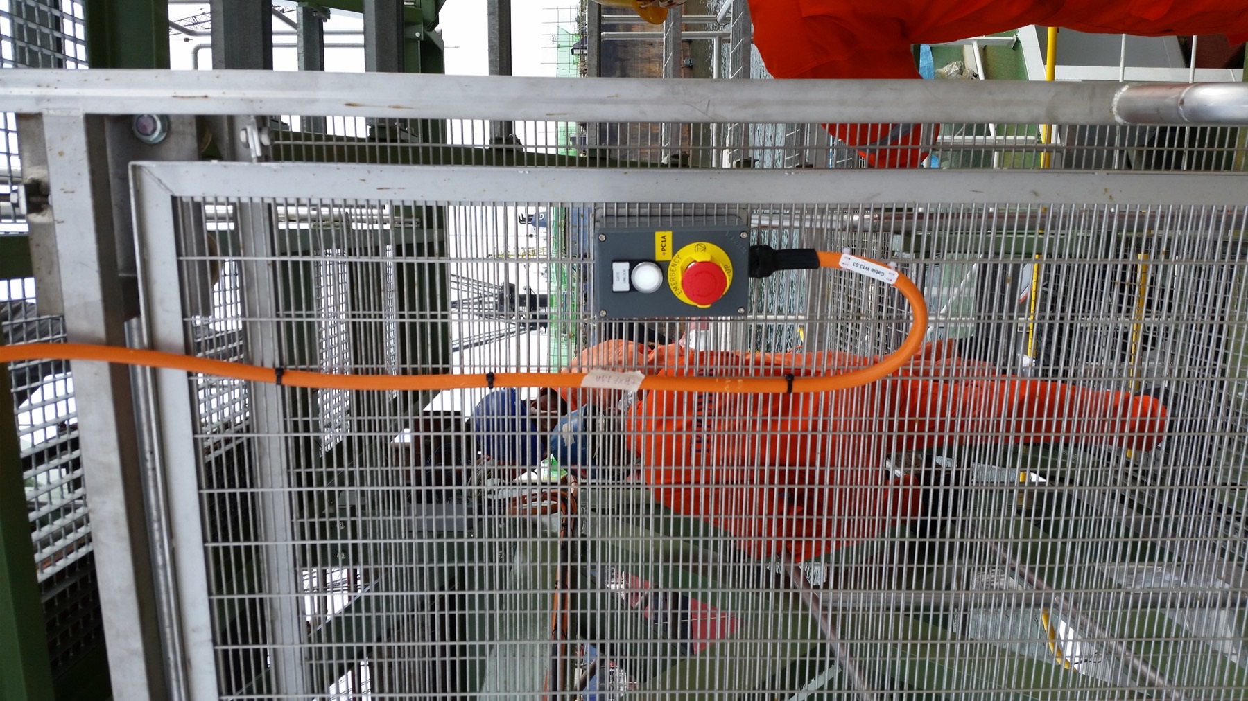 Local control with emergency stop